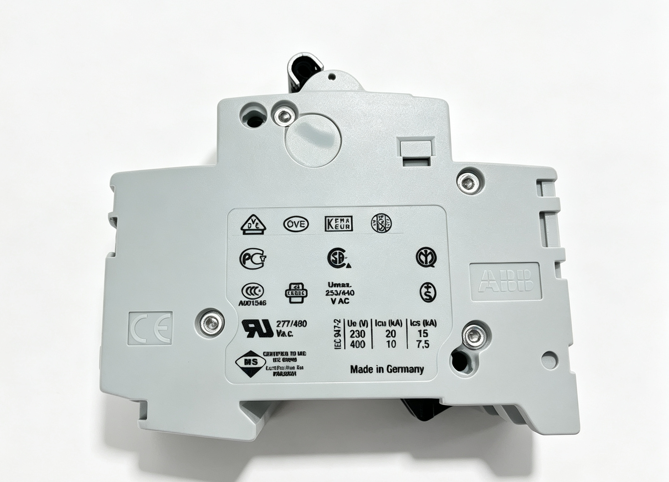 abb 2cds252001r0064 s202 c6 2 pole c curve 6a miniature circuit breaker abb 2cds252001r0064 s202 c6 2 pole c curve 6a miniature circuit breaker