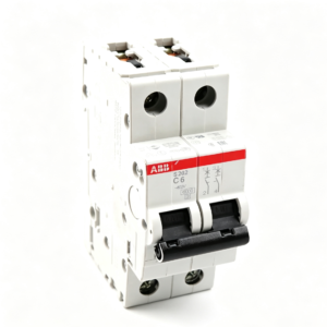 abb 2cds252001r0064 s202 c6 2 pole c curve 6a miniature circuit breaker