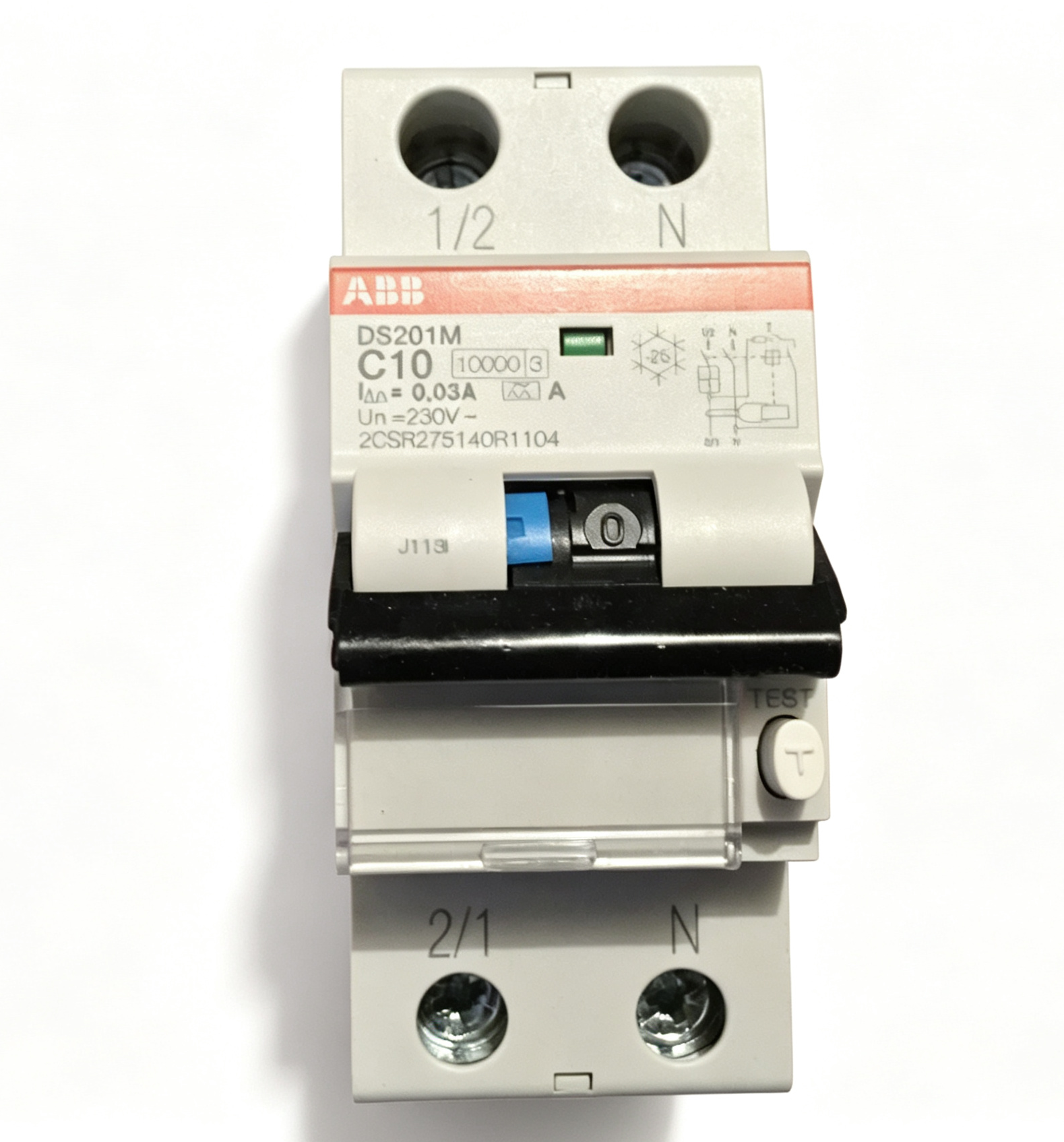 abb 2csr275140r1104 ds201 m c10 a30 1p+n 10a type a 30ma rcbo abb 2csr275140r1104 ds201 m c10 a30 1p+n 10a type a 30ma rcbo