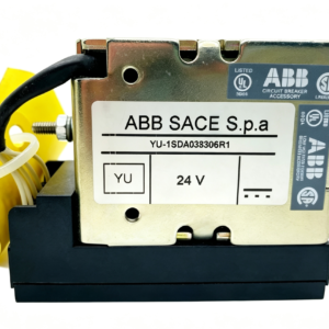 abb 1sda038306r0001 under voltage release 24v dc for e1/e6 and tmax t8 circuit breakers