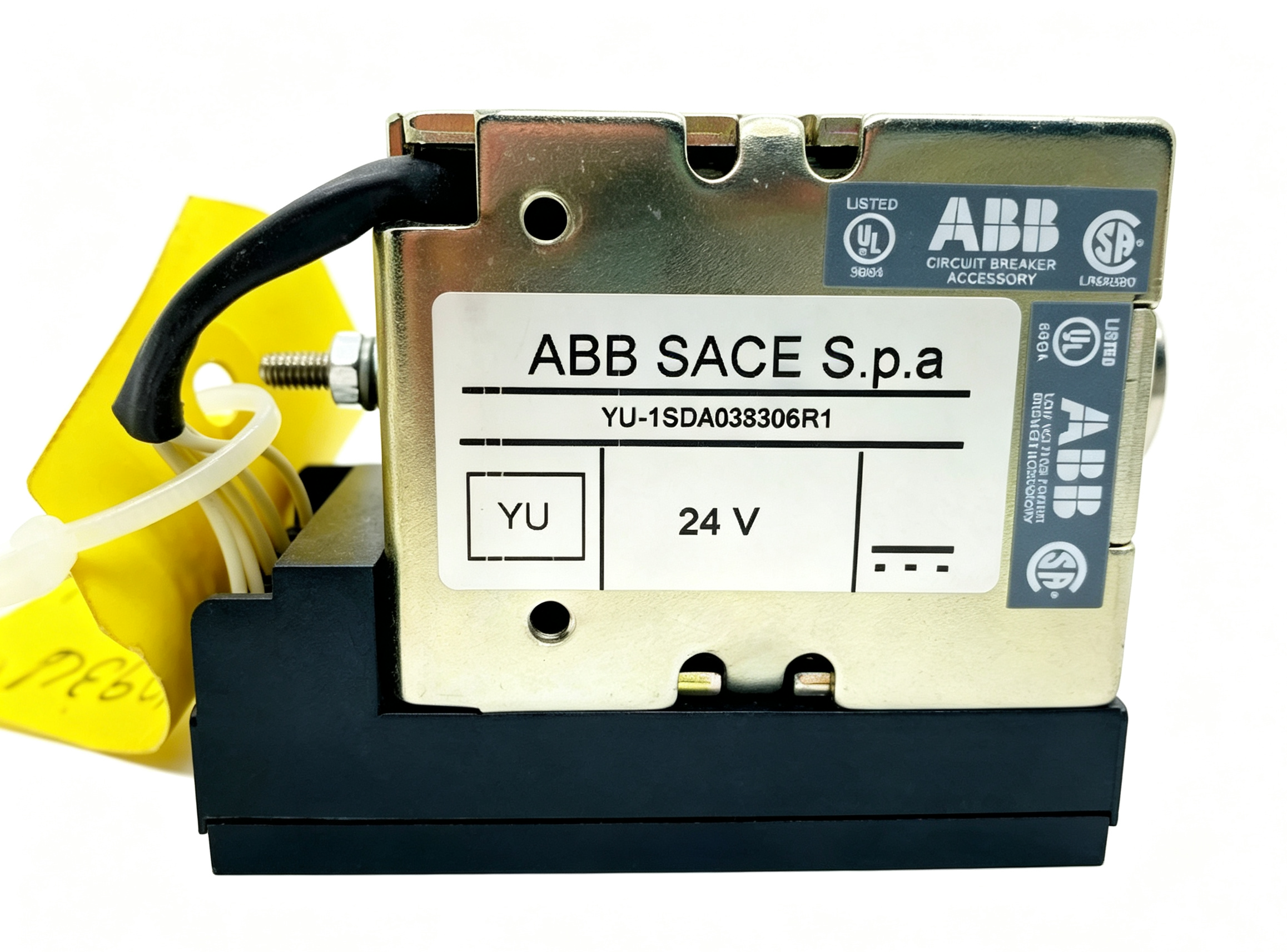 abb 1sda038306r0001 under voltage release 24v dc for e1/e6 and tmax t8 circuit breakers abb 1sda038306r0001 under voltage release 24v dc for e1/e6 and tmax t8 circuit breakers