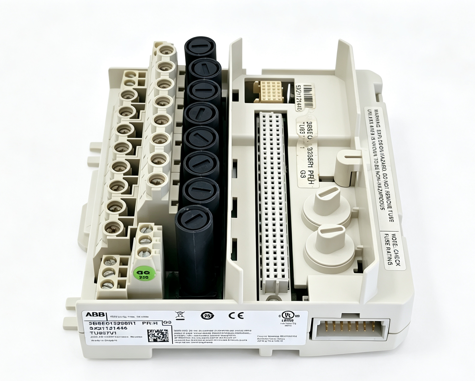 abb 3bse013238r1 tu837v1 extended module termination unit 250v fused for s800 i/o abb 3bse013238r1 tu837v1 extended module termination unit 250v fused for s800 i/o