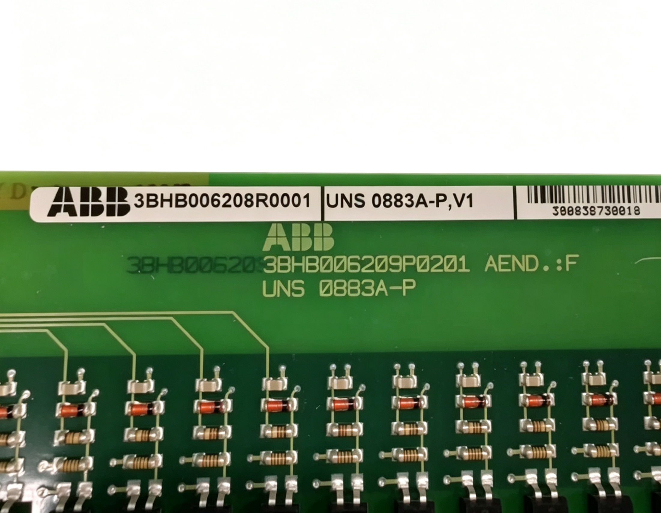abb 3bhb006208r0001 uns0883a p,v1 fast i/o pcb assembled for industrial excitation and control systems abb 3bhb006208r0001 uns0883a p,v1 fast i/o pcb assembled for industrial excitation and control systems