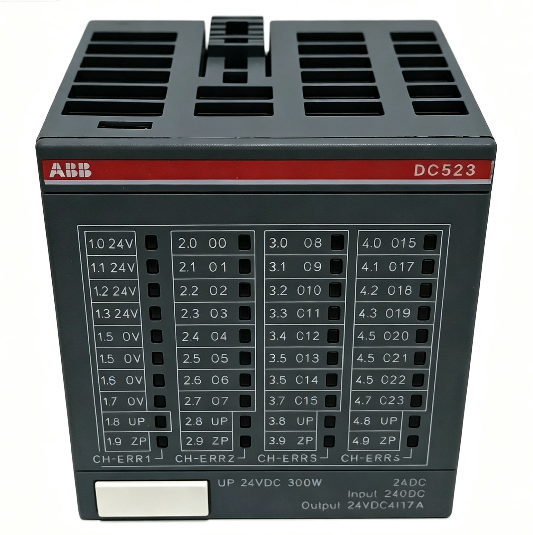 abb 1sap240500r1001 dc523 s500 digital configurable i/o module 24di/do 24vdc abb 1sap240500r1001 dc523 s500 digital configurable i/o module 24di/do 24vdc