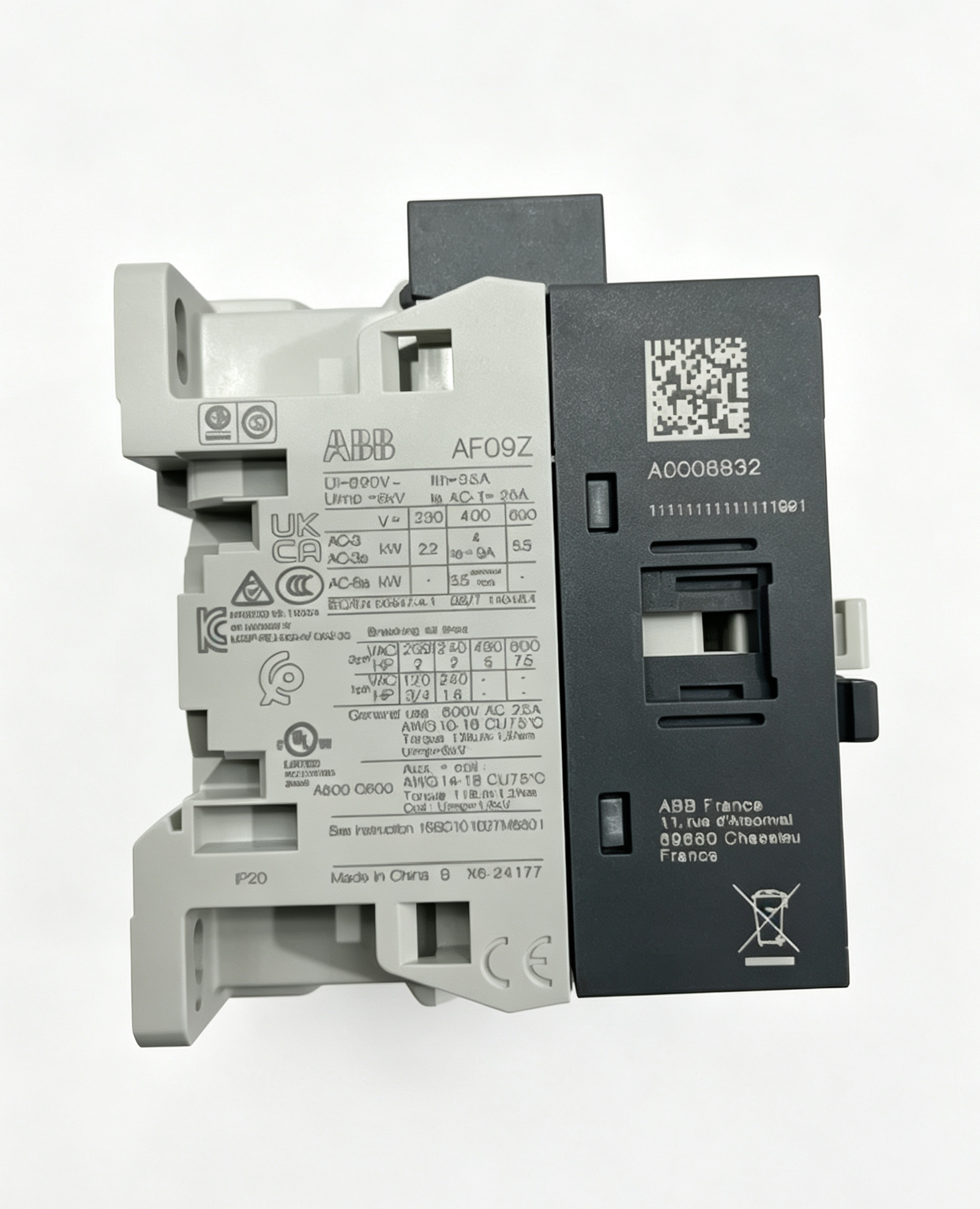 abb 3hac039833 001 contactor for industrial robot controller systems abb 3hac039833 001 contactor for industrial robot controller systems